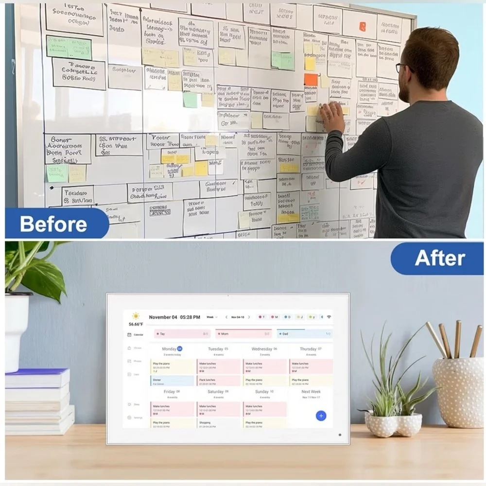 Digital Wall Calendar Touchscreen, Chore Chart, IPS FHD,Wall Planner